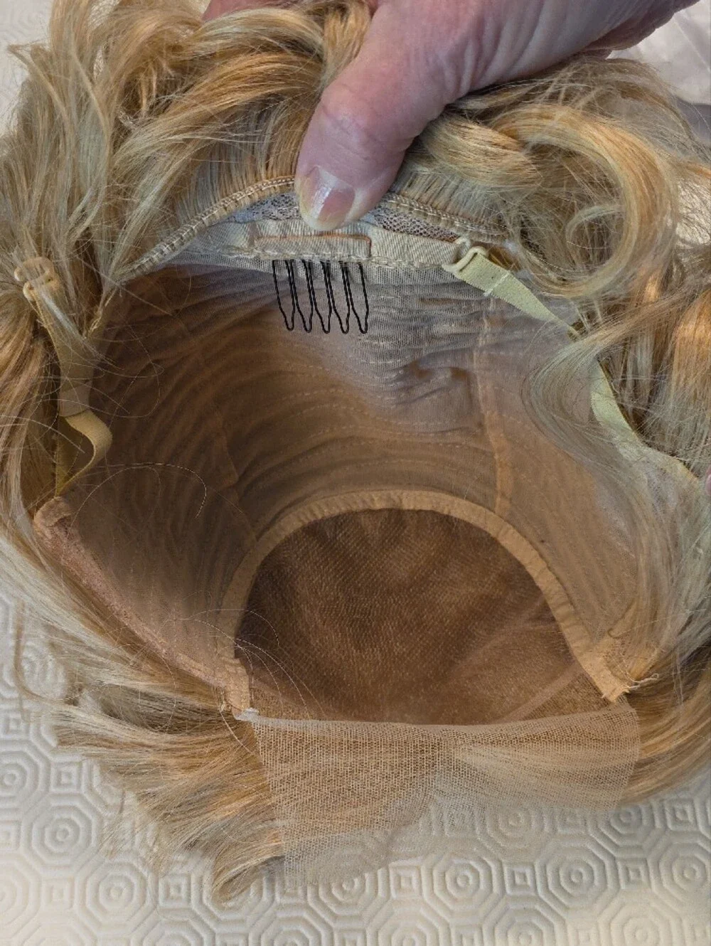 Design Studio Short Layered Lace Front Wig in Golden Blonde